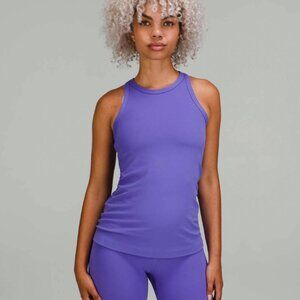 Charged Indigo Lululemon Align Hip-Length Racerback Tank Top